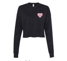 Load image into Gallery viewer, Cropped Crew Neck Sweatshirt